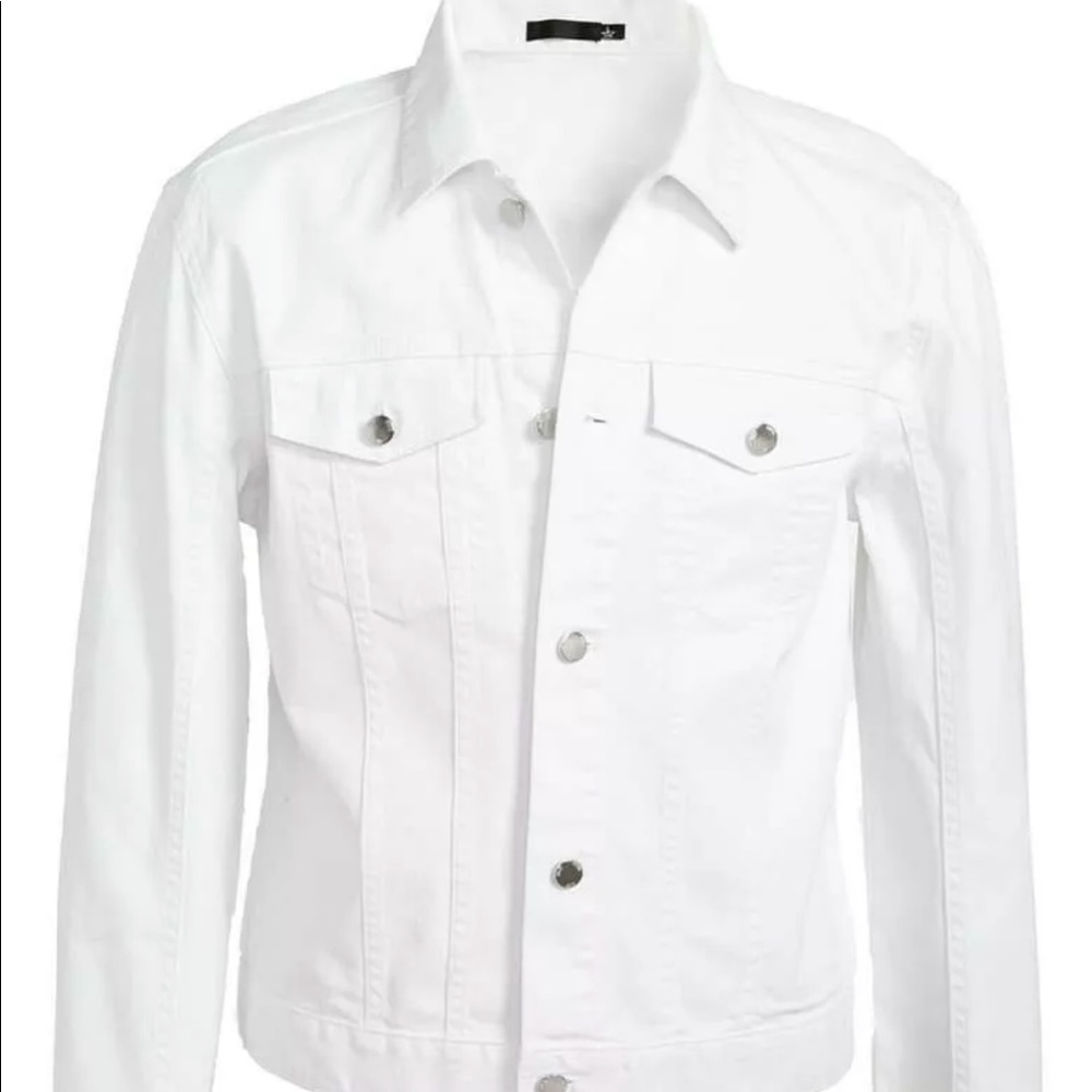 SOLD BLK DNM 'Jean Jacket 5' Astor White